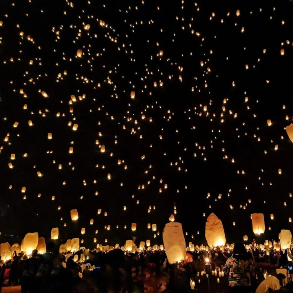 10pc Sky Lantern Set - Picture 5 of 6